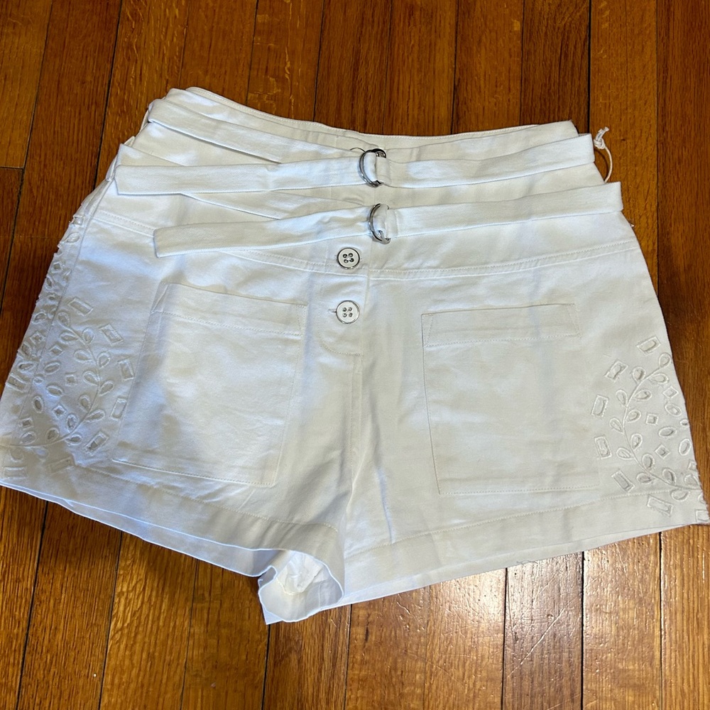 Tularosa Valentina Embroidered Shorts